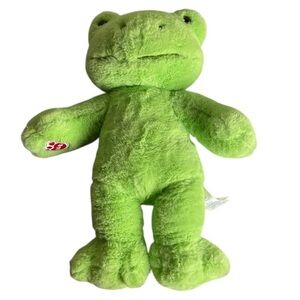 Build A Bear Frog Plush Spring Green Stuffed Animal Stuffy Soft Toy 16”